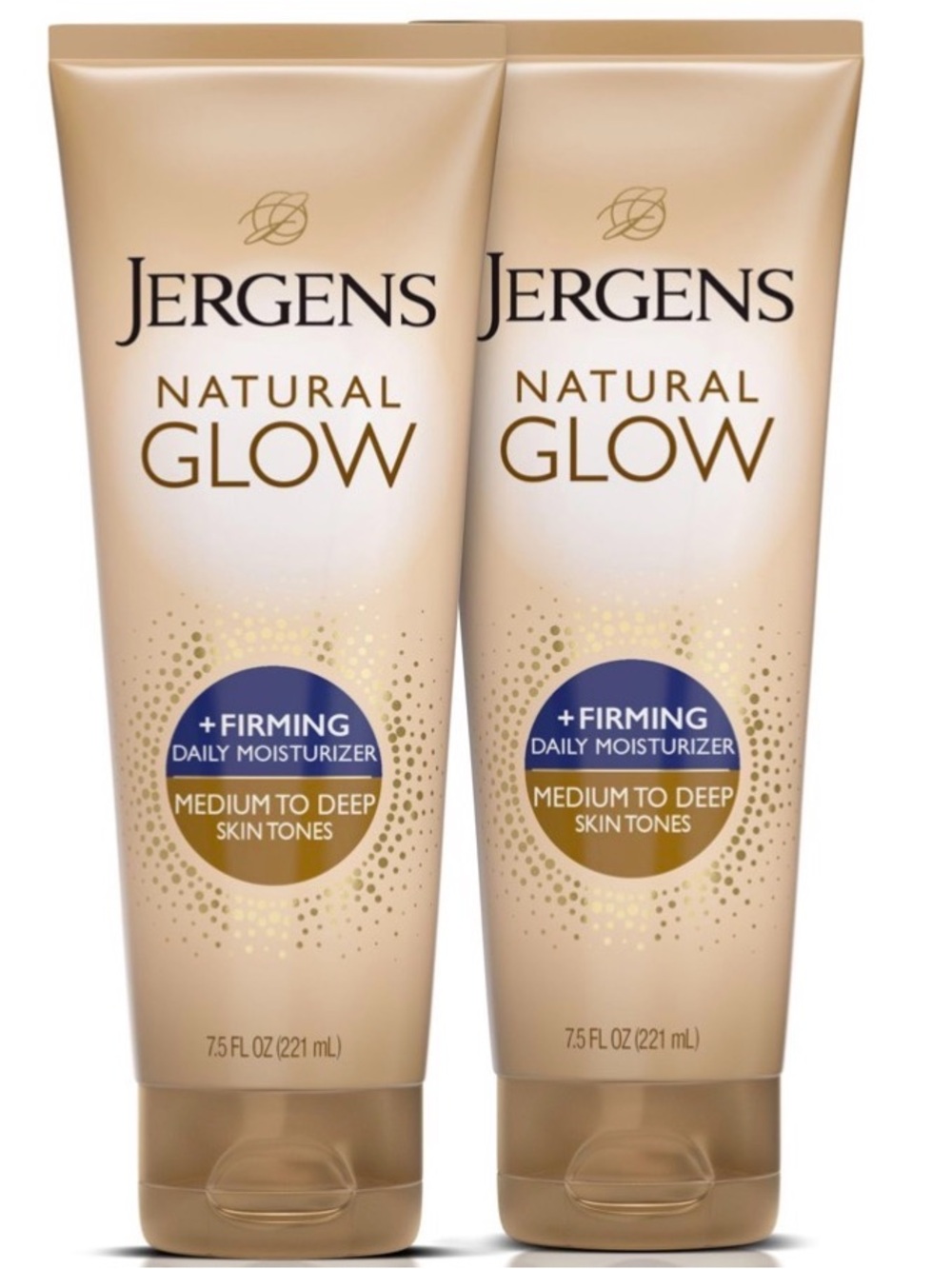 2Jergens Natural Glow Firming Daily Moisturizer - Fair to Medium (Gold) set of 2